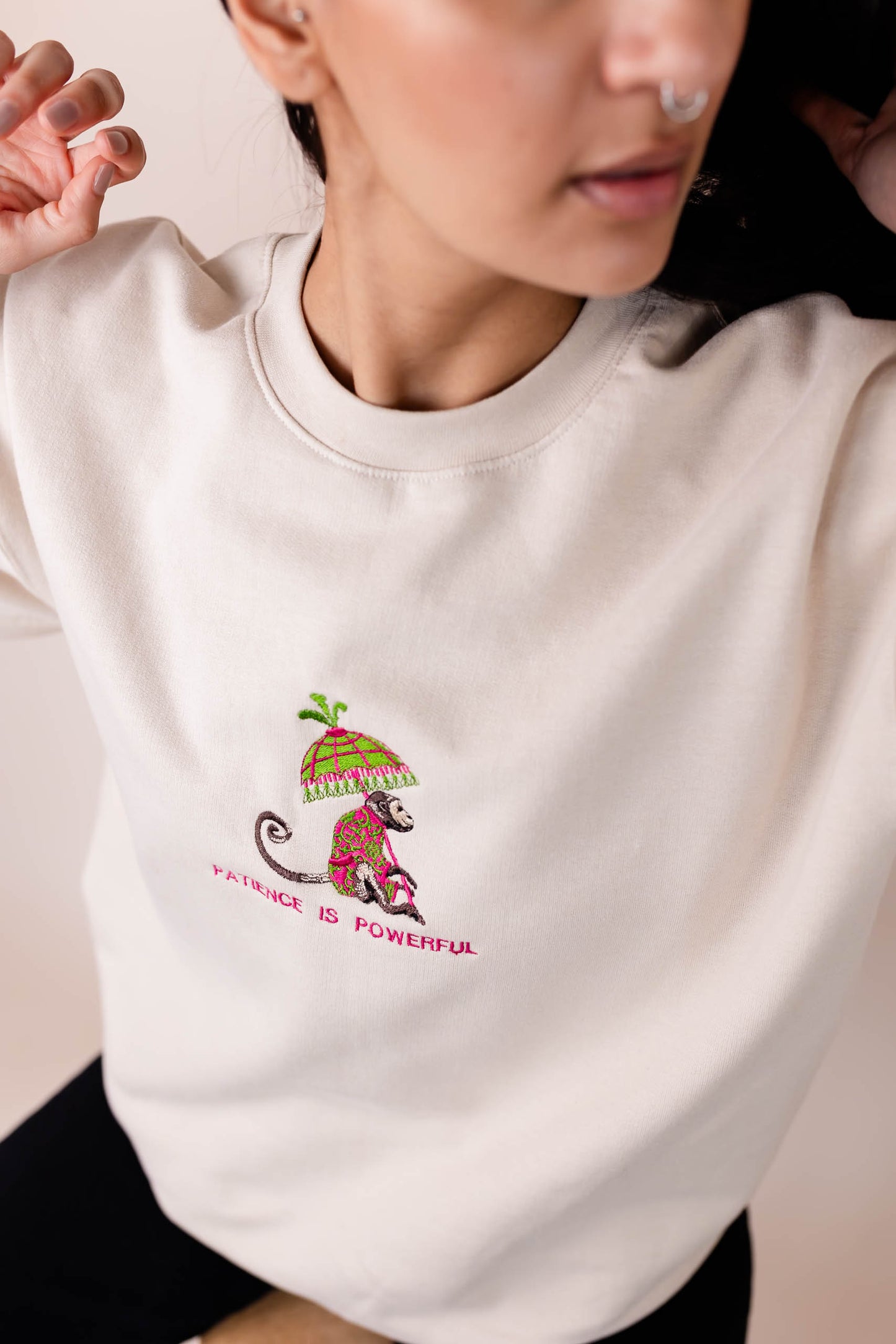 Patience is Powerful Sweatshirt - Premium from NOOLTRENDS - Just £48.99! Shop now at NOOLTRENDS