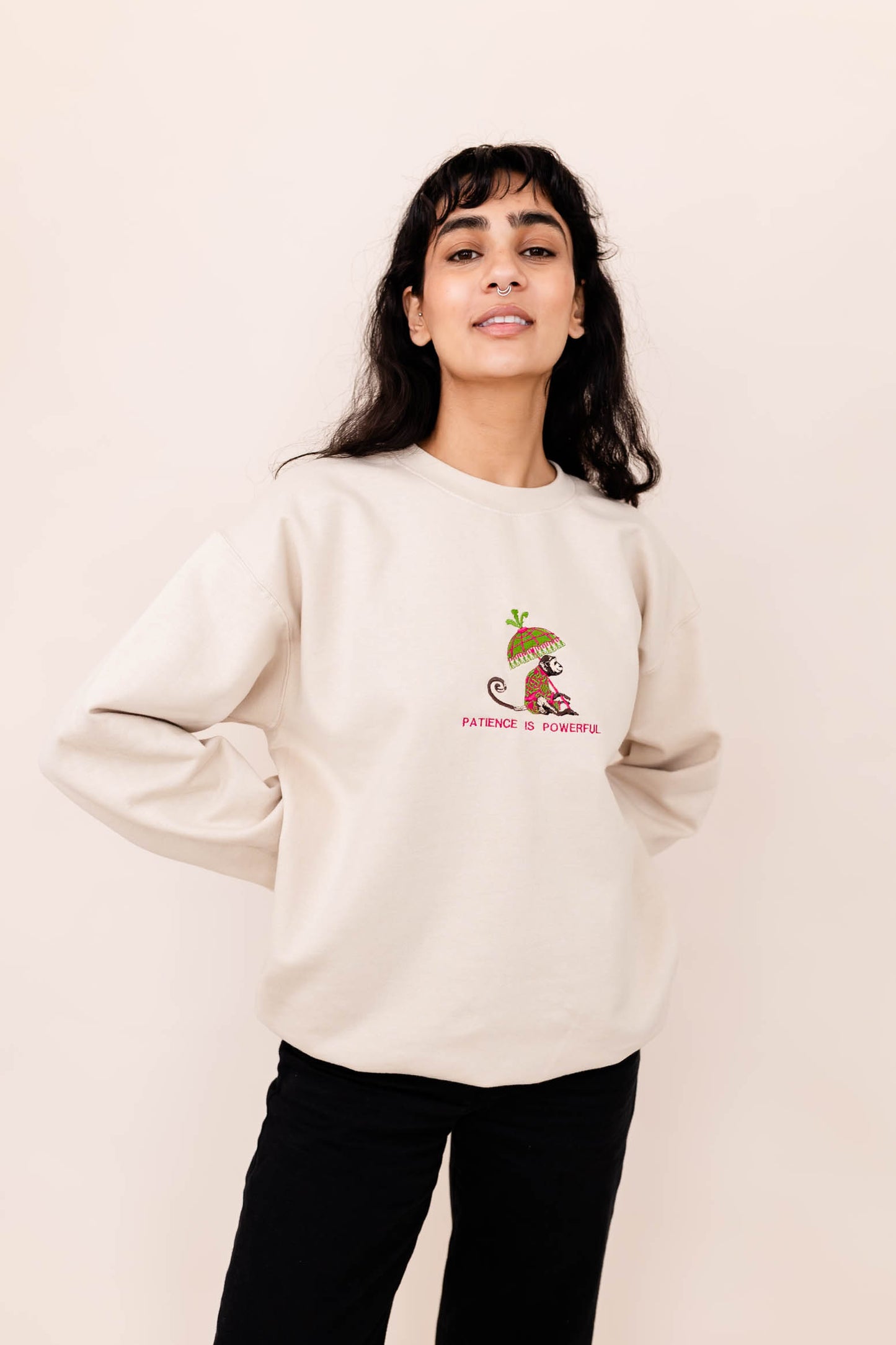 Patience is Powerful Sweatshirt - Premium from NOOLTRENDS - Just £48.99! Shop now at NOOLTRENDS