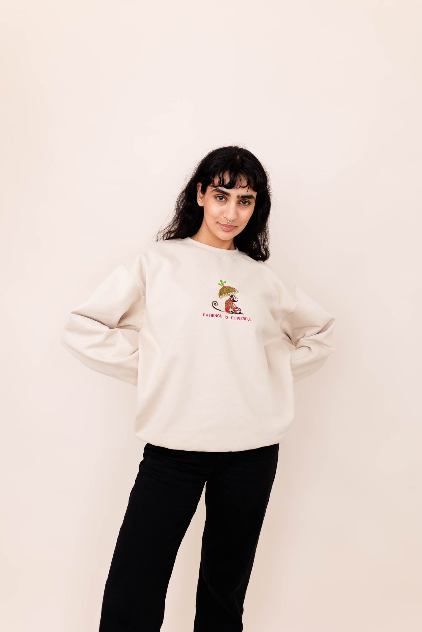 Patience is Powerful Sweatshirt - Premium from NOOLTRENDS - Just £48.99! Shop now at NOOLTRENDS
