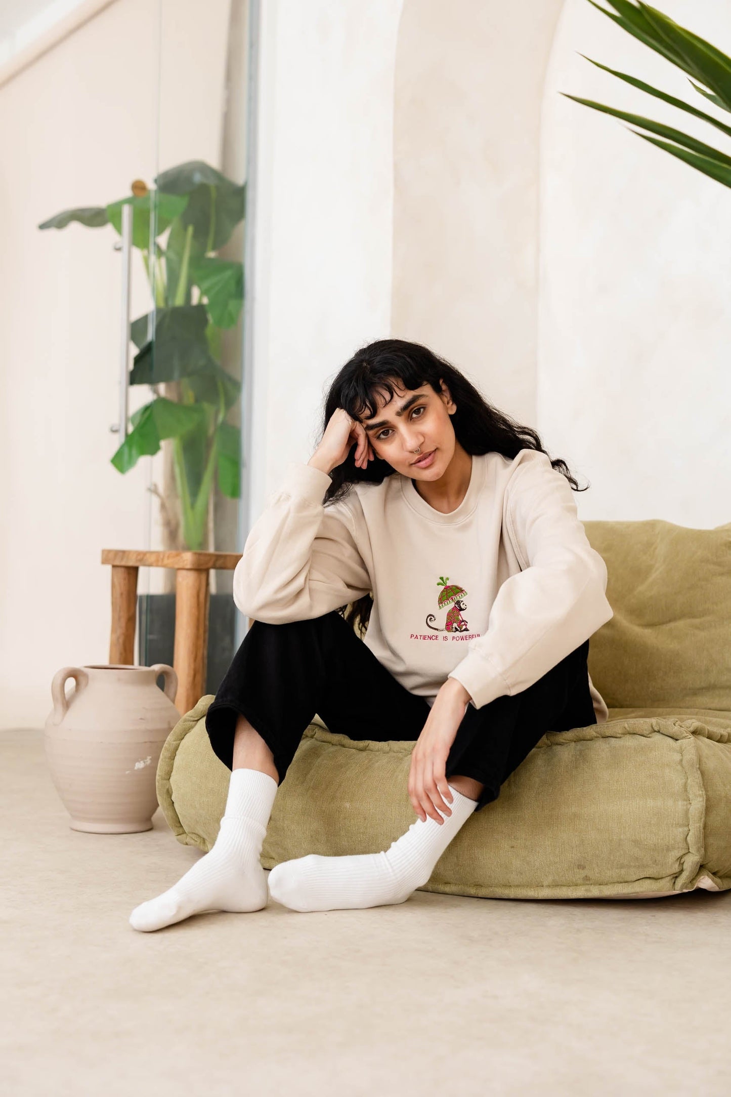 Patience is Powerful Sweatshirt - Premium from NOOLTRENDS - Just £48.99! Shop now at NOOLTRENDS