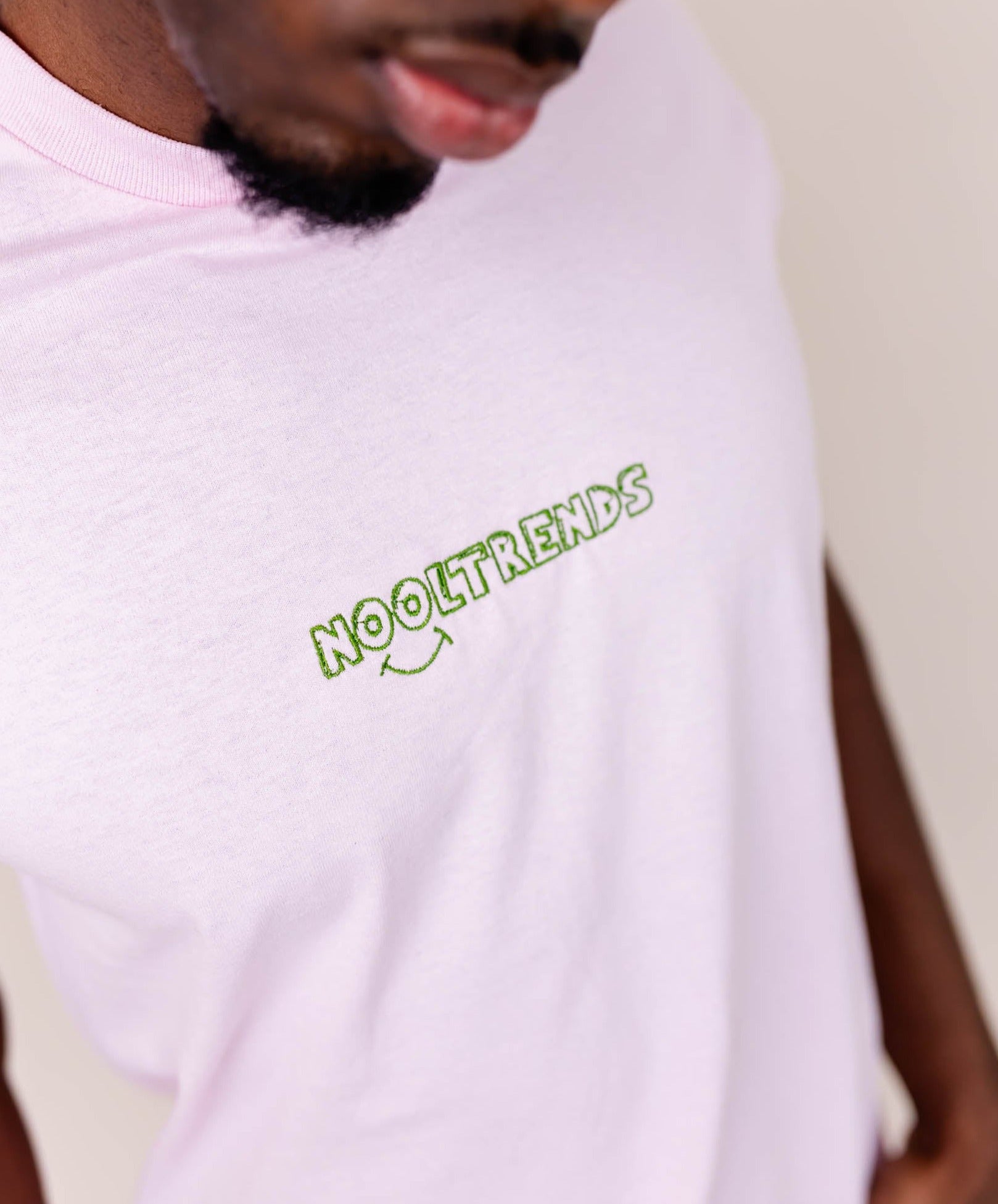 Nooltrends Light Pink T-shirt - Premium  from NOOLTRENDS - Just £36! Shop now at NOOLTRENDS