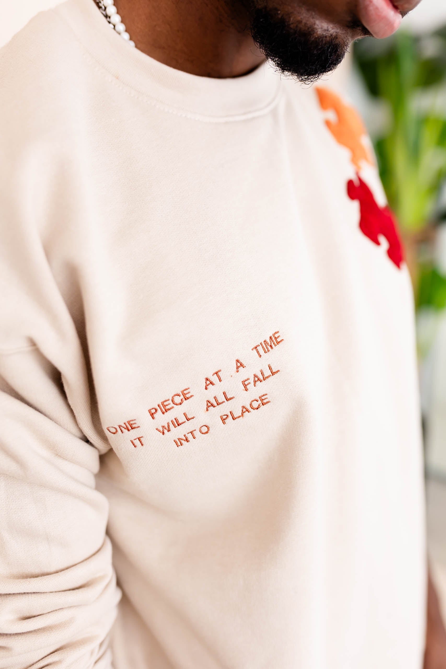 One piece at a time sweatshirt 🧩 - Premium  from NOOLTRENDS - Just £52.99! Shop now at NOOLTRENDS
