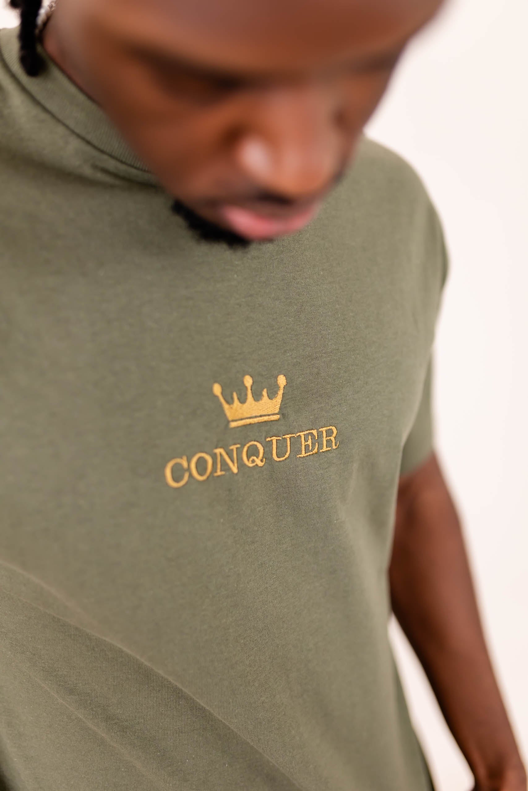 Conquer Unisex T-shirt - Premium Empower T-shirt from NOOLTRENDS - Just £32.99! Shop now at NOOLTRENDS
