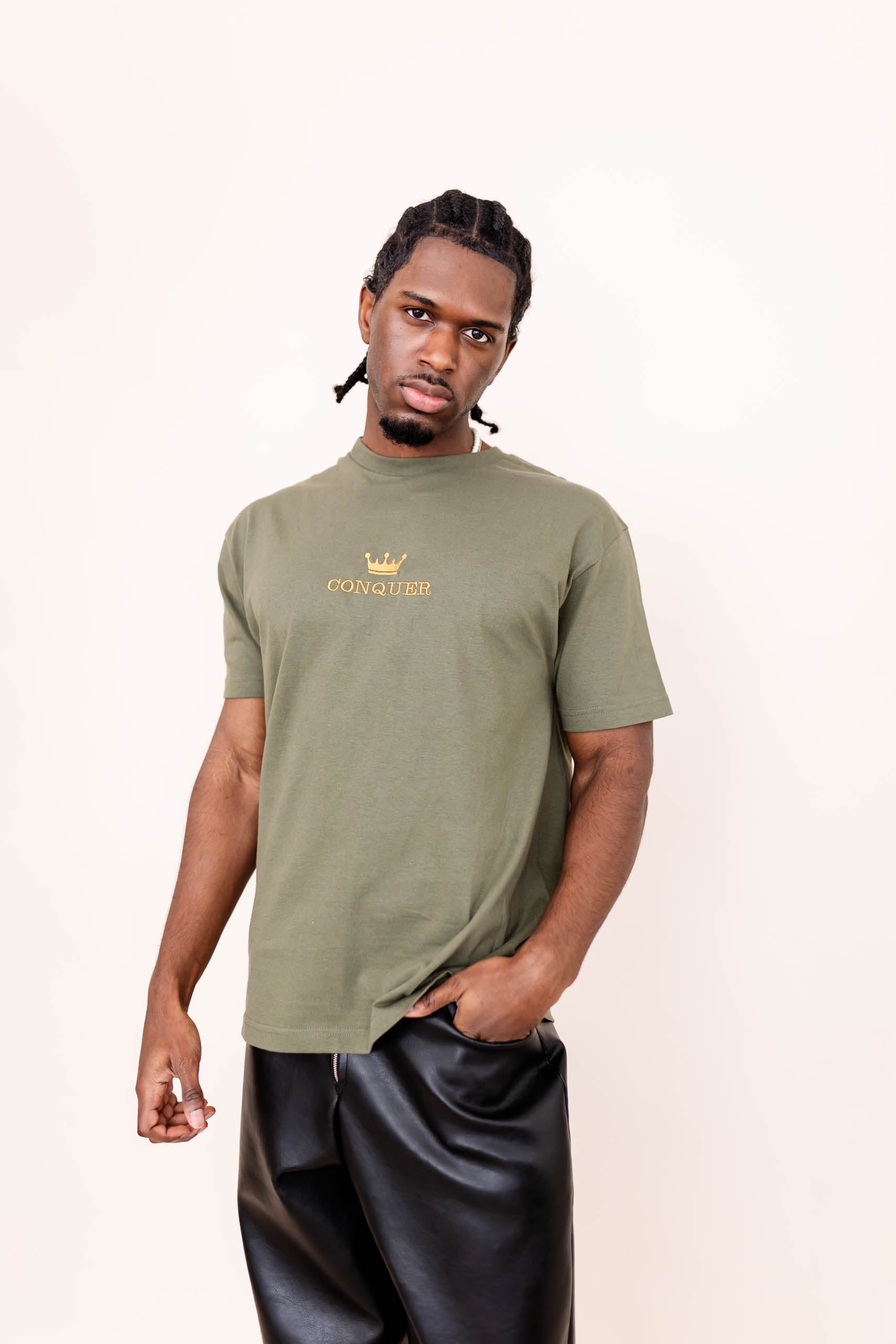 Conquer Unisex T-shirt - Premium Empower T-shirt from NOOLTRENDS - Just £32.99! Shop now at NOOLTRENDS