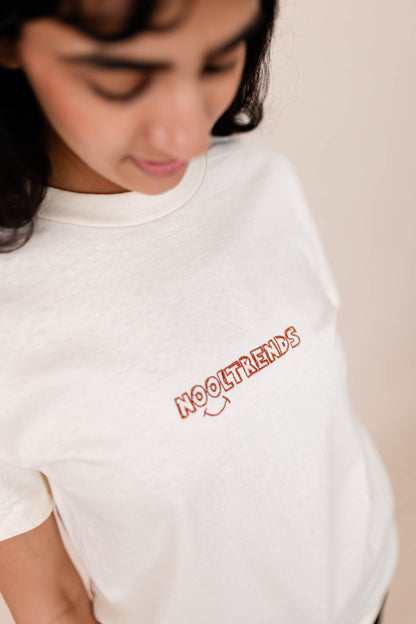 Nooltrends Cream T-shirt - Premium  from NOOLTRENDS - Just £36! Shop now at NOOLTRENDS