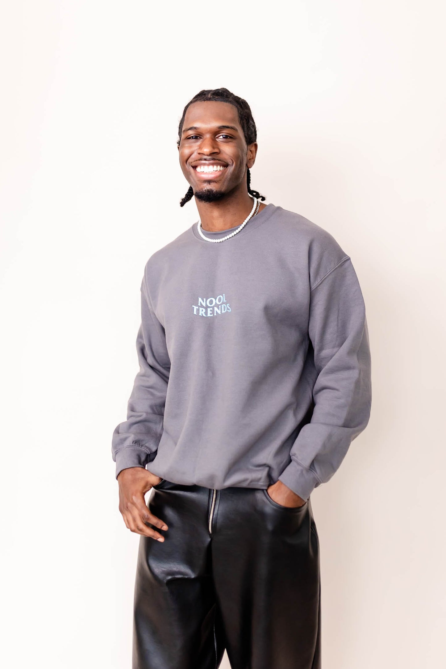 Nooltrends Sweatshirt | Charcoal - Premium  from NOOLTRENDS - Just £42.99! Shop now at NOOLTRENDS