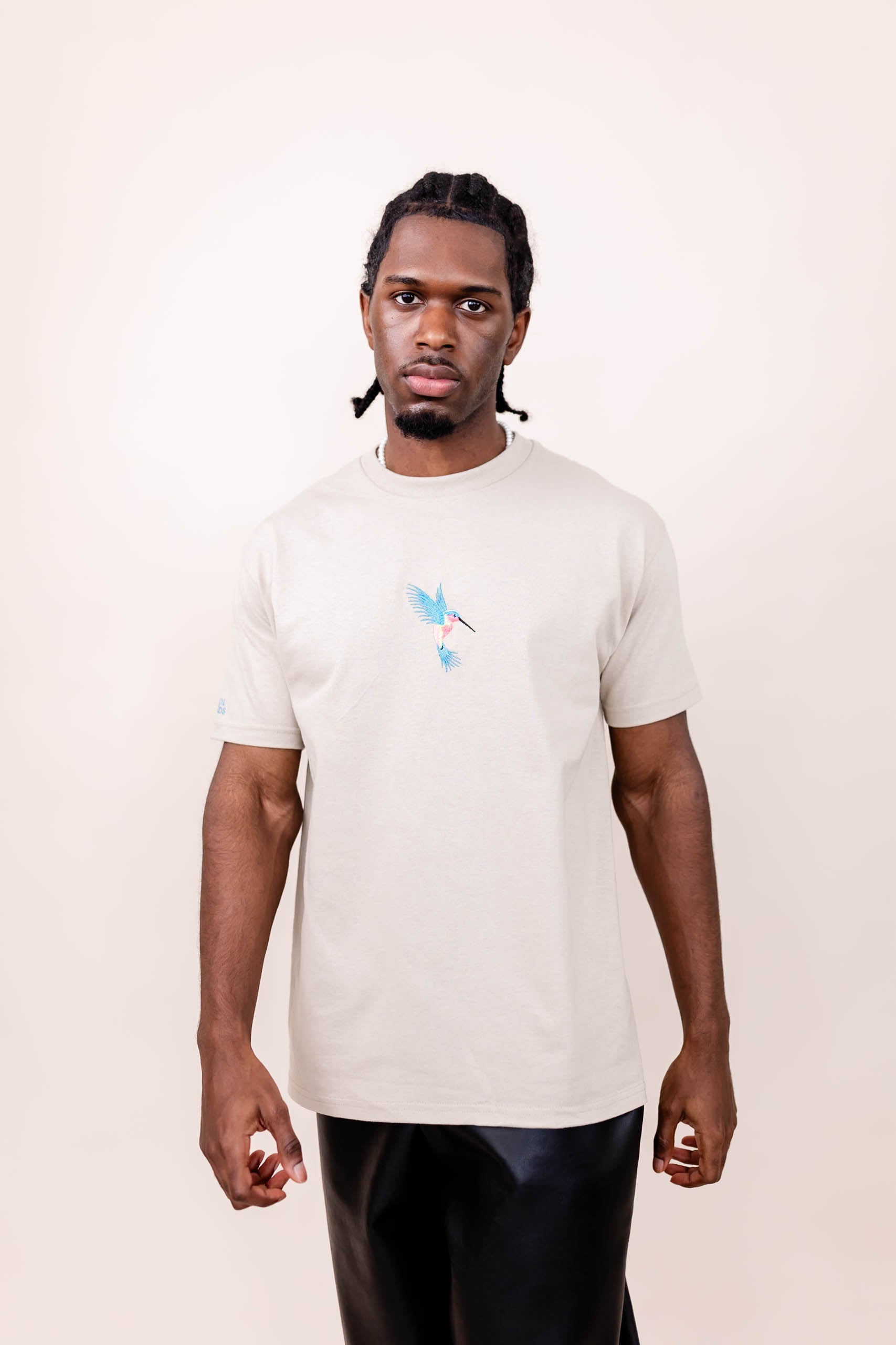 Humming Bird Embroidered T-shirt - Premium  from NOOLTRENDS - Just £34.99! Shop now at NOOLTRENDS