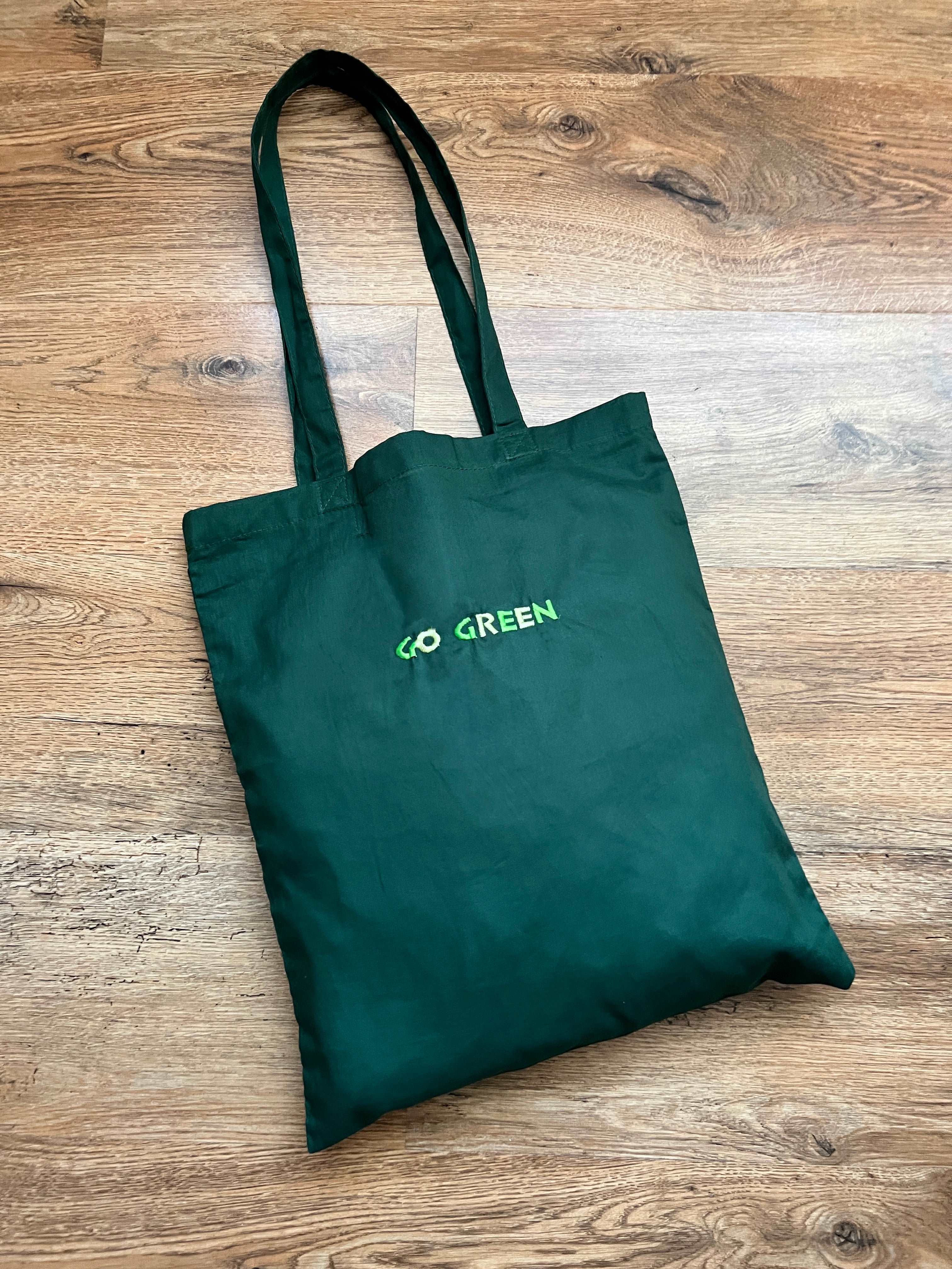 Tote bag 2025 go green